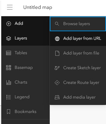 Add Layer from URL AGOL Tab